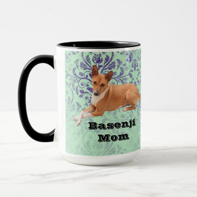 Basenji Mum Dog  Mug (Left)