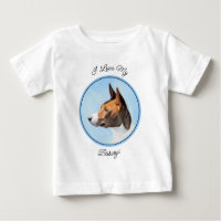 Basenji Painting - Cute Original Art