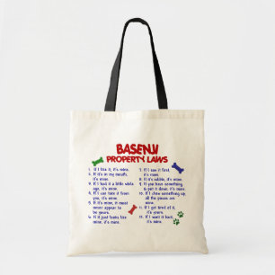 BASENJI Property Laws 2 Tote Bag
