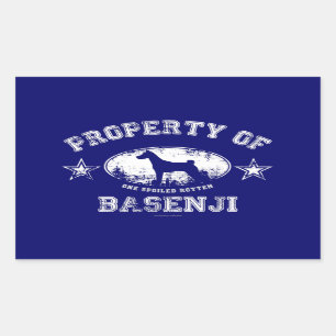 Basenji Rectangular Sticker