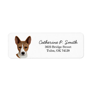 Basenji Return Address Label