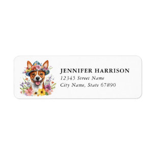 Basenji Return Address Label