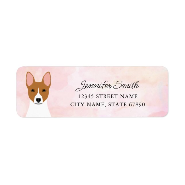 Basenji Return Address Labels (Front)