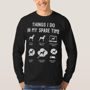 Basenji Things Do Spare Time Dog Mum Dad T-Shirt