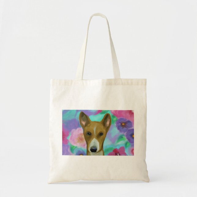 Basenji Tote Bag (Front)