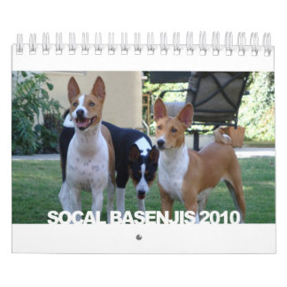 Basenjis of Socal 2010 Calendar