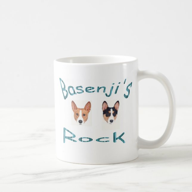 basenjis rock coffee mug (Right)