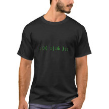 Bash Fork Bomb Green on Black T-Shirt