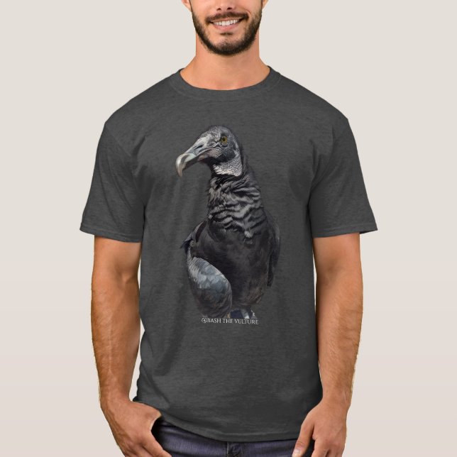 Bash the Black Vulture T-Shirt (Front)