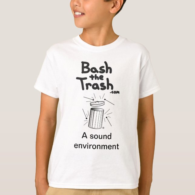 Bash the Trash kids T-Shirt (Front)