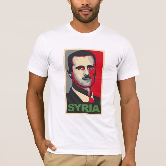 Bashar Al-Assad Syria T-Shirt (Front)
