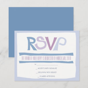 BASHERT Jewish Wedding Invitation Reply Card