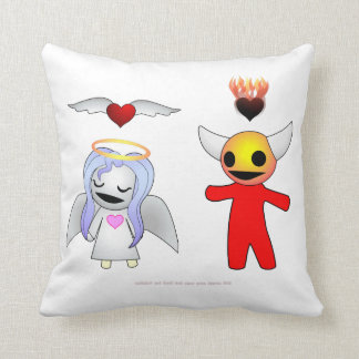 Bashful Candy Angel and Devil Doll Cushion