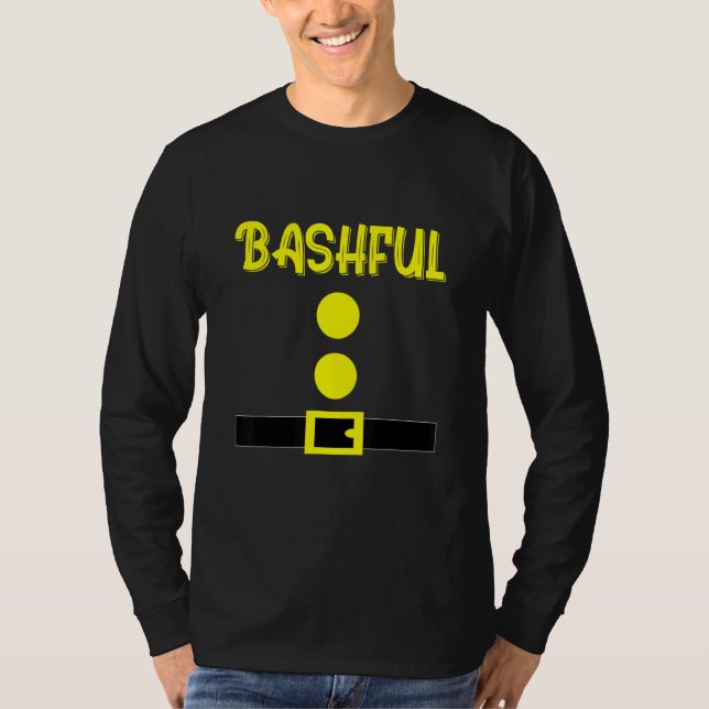 Bashful Dwarf Halloween Christmas T-Shirt (Front)