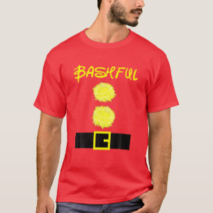 Bashful Halloween Dwarf Costume Colour Matching T-Shirt