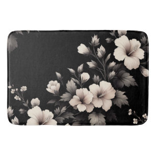 Bashful Hibiscus Bath Mat