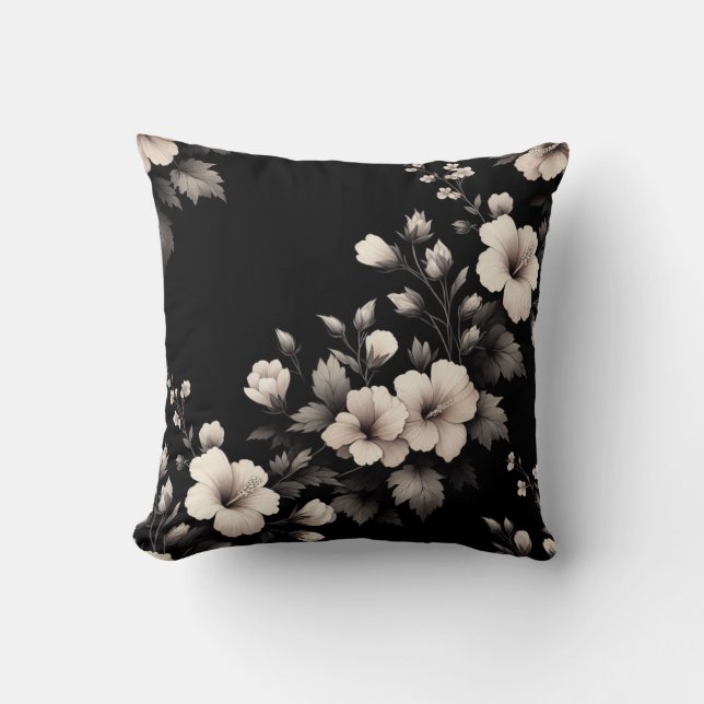 Bashful Hibiscus Cushion (Front)