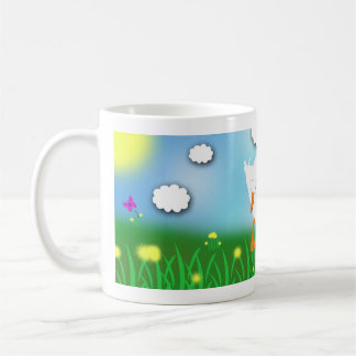 Bashful Pekin Duck Whimsical Cartoon Mug
