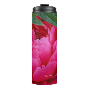Bashful Pink Peony Thermal Tumbler