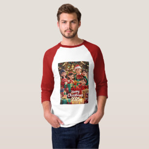 Basic 3/4 Sleeve Raglan T-Shirt