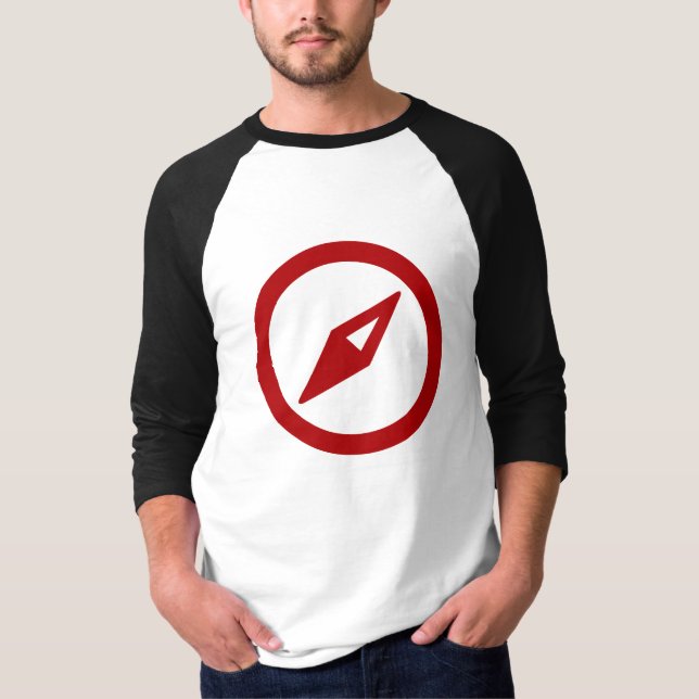 Basic 3/4 Sleeve Raglan T-Shirt (Front)
