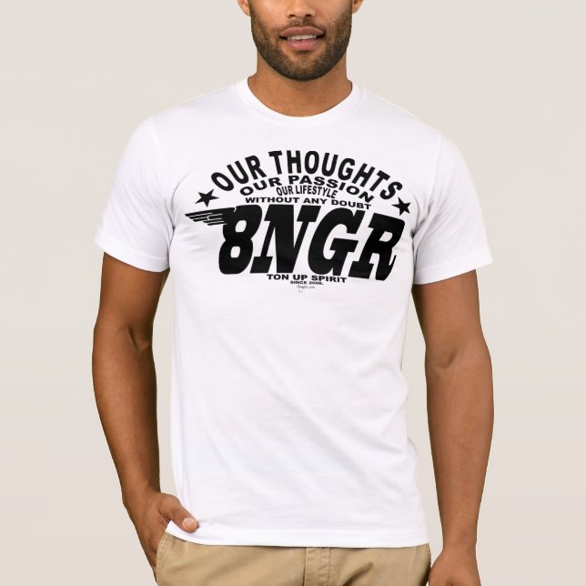 BASIC 8ngr black T-Shirt (Front)