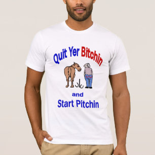 Basic American Quit Yer Bitichin Tee