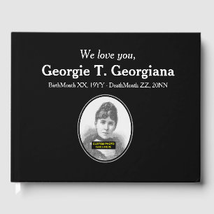 Basic and Customised Sympathy Guestbook