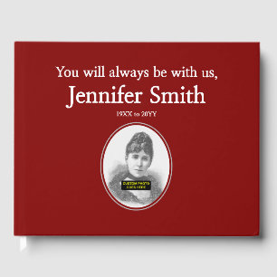 Basic and Minimal Funeral Guest Book