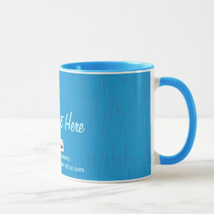 Basic Baby Blue, Your Text Here Mug