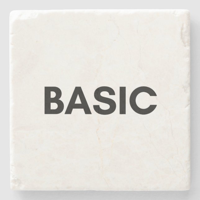 basic black stone coaster (Front)