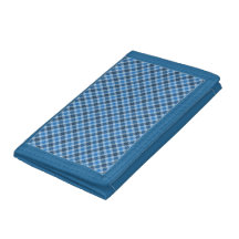 Basic Blue/Baby Blue Gingham Diagonal Plaid