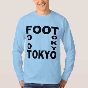 Basic blue OFO TOKYO T-shirt