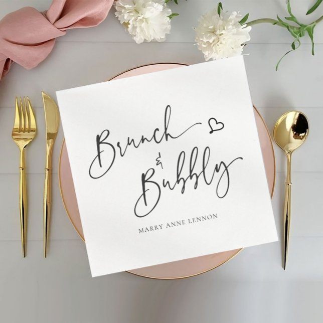 Basic Brunch and Bubbly Napkins (Creator Uploaded)