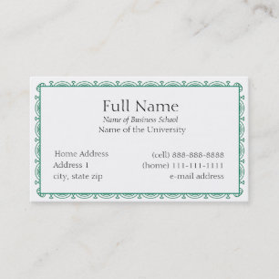 Basic Business Card for Students or Company