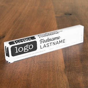 Basic Business Design with logo and employee Nameplate