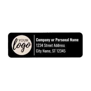 Basic Business Logo on Return Address Label
