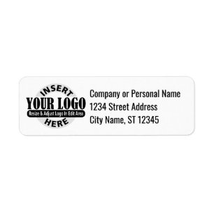 Basic Business Logo Return Address Label