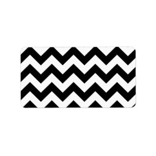 Basic Chevron Pattern Label
