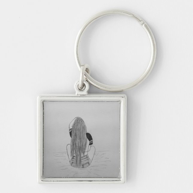 Basic Chick Key Ring (Front)