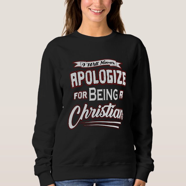 Basic Christian Girl Outfit For Mens Religious For Sweatshirt (Front)
