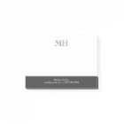 Basic Clean Initials White Grey