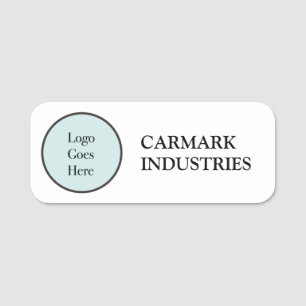 Basic Company Name and Logo Tag