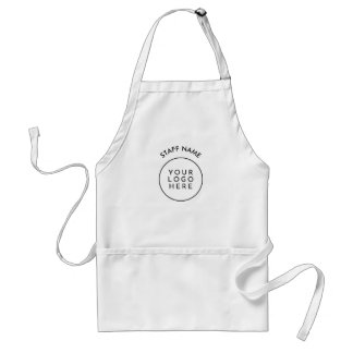 Basic Custom Company Logo | Staff Name Standard Apron