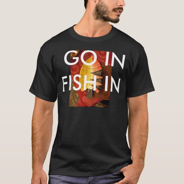 Basic Customise Product GOINg FISHINg T-Shirt (Front)