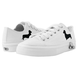 Basic Dachshund Silhouette Low Tops