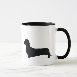 Basic Dachshund Silhouette Mug