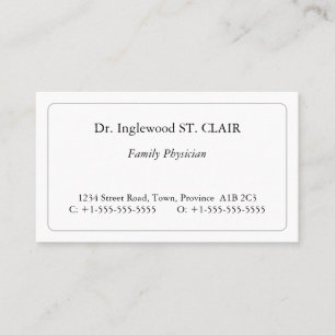 Basic, Dapper, and Respectable Business Card