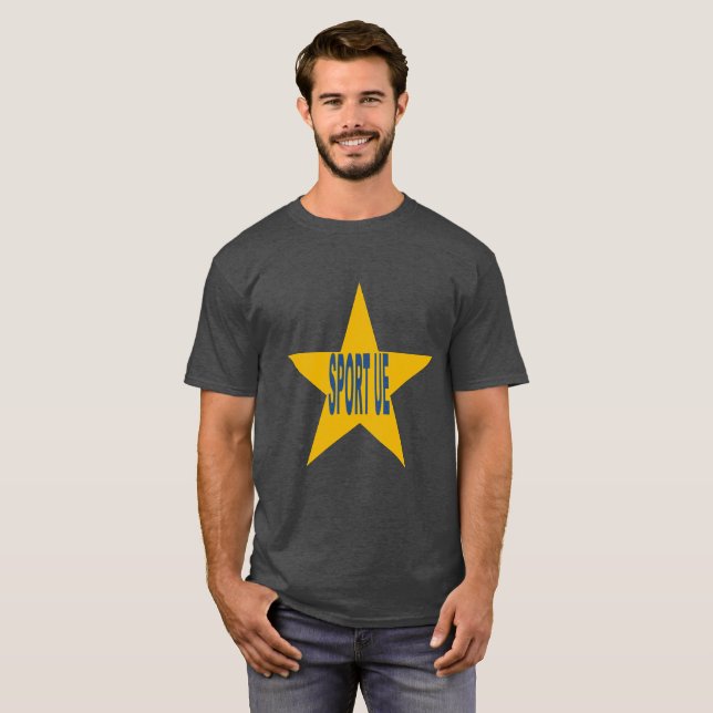 Basic dark design SPORT EUROPE T-shirt (Front Full)
