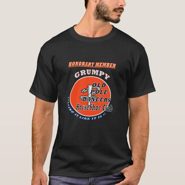 Basic Dark HorseShoe Pitching Tee (Front)
